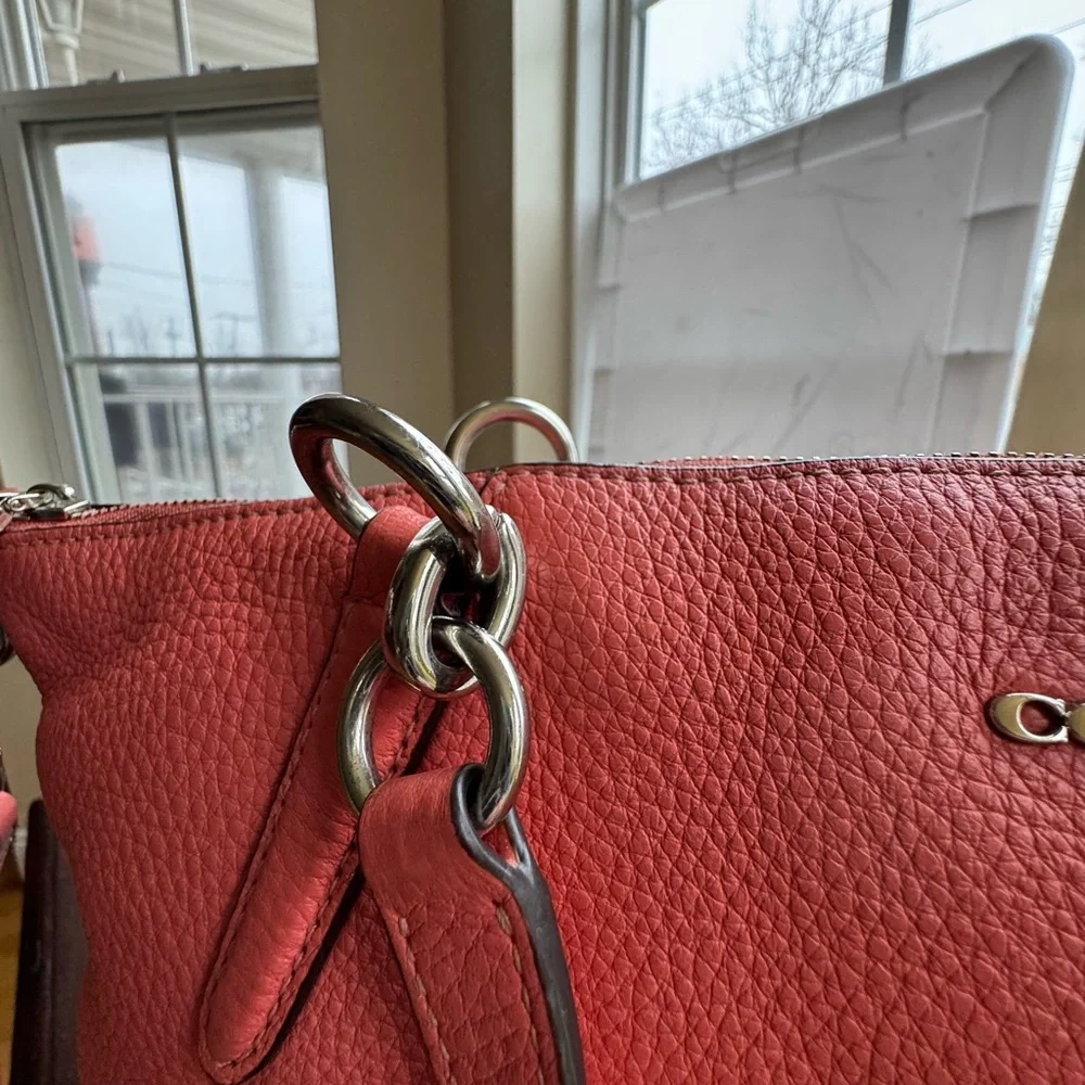 Coach Coral Leather Kelsey Bag